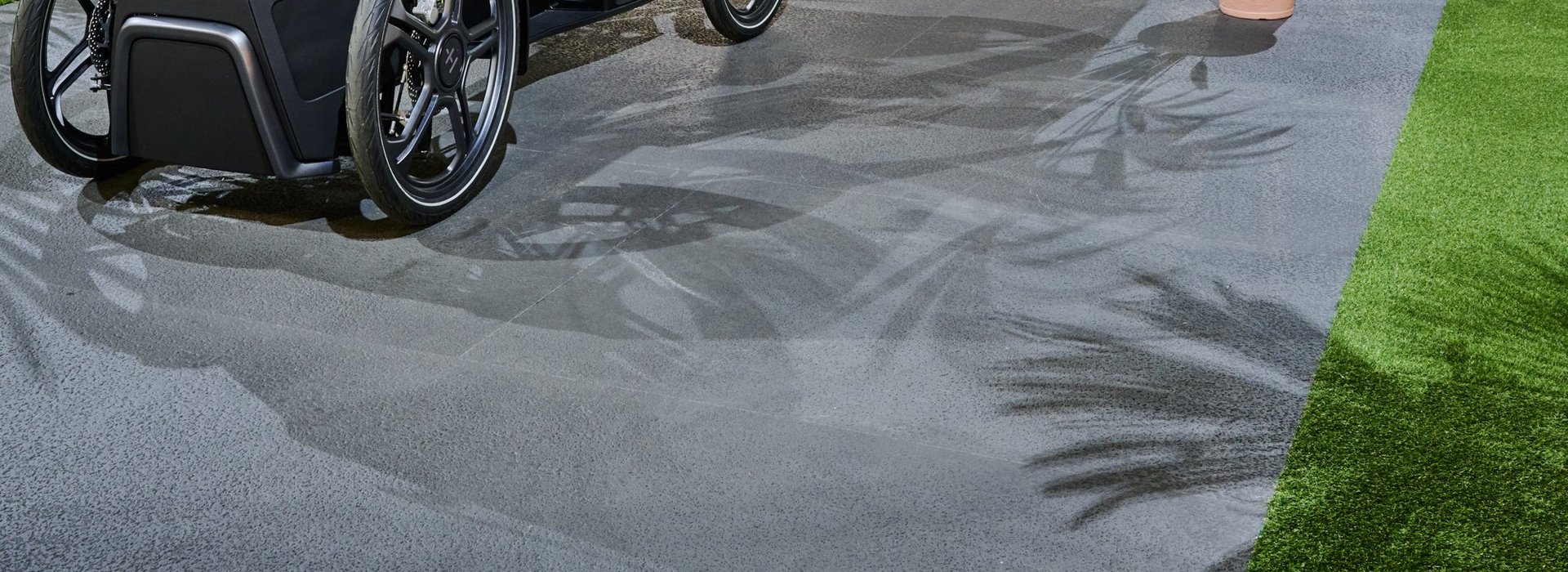 imi-beton Matte asphalt als Messeboden