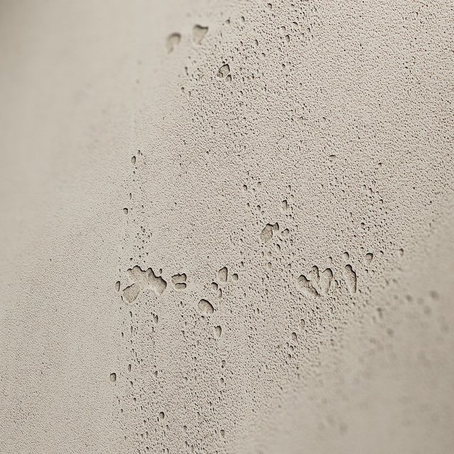 Nahaufnahme des Dekors 120 Glattschalung grau