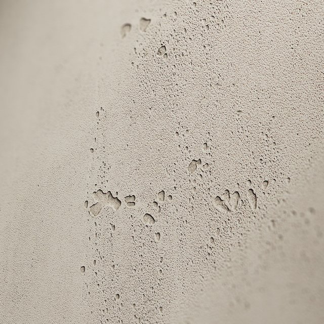 Nahaufnahme des Dekors 120 Glattschalung grau