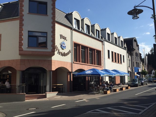 Das Wirtshaus in Obernburg in dem die imi-monyt Steinpaneele Klinker verbaut sind