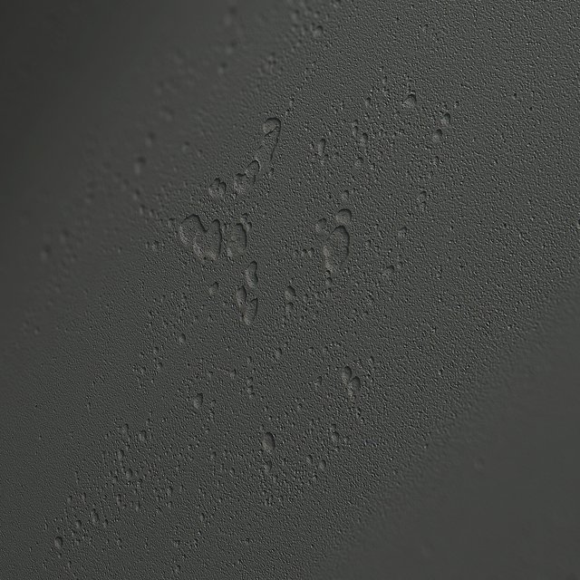 Nahaufnahme des Dekors 121 Glattschalung anthrazit