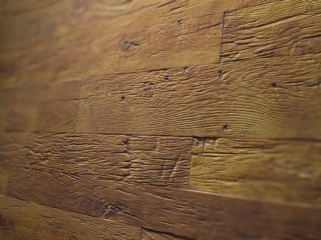 Nahaufnahme des Dekors 437 eiche geplankt