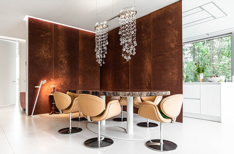 Ein Raumteiler aus imi-rost tief