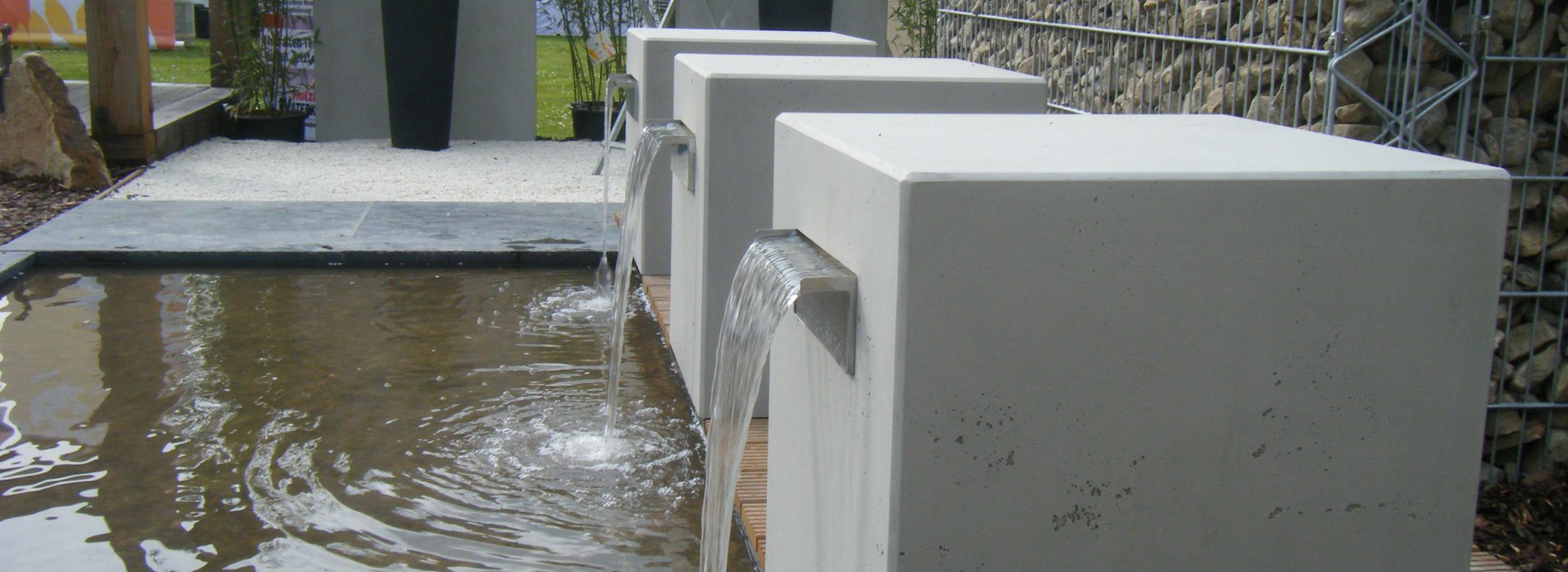 Wasserspeier aus imi-beton outdoor