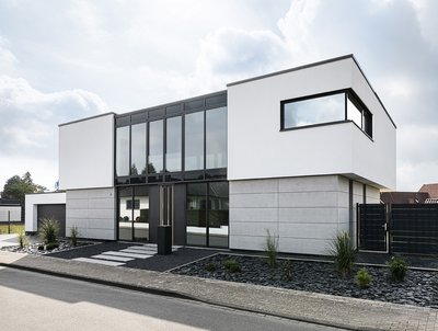 Ein Haus mit imi-Fassade vintage Verkleidung