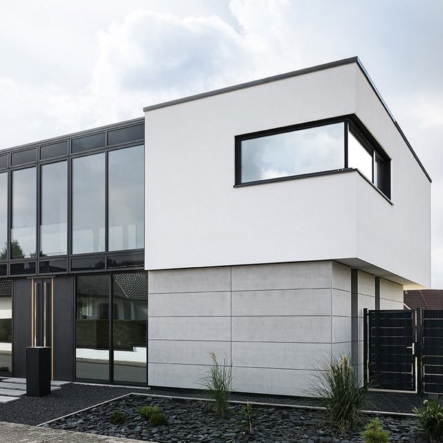 Ein Haus mit imi-Fassade vintage Verkleidung