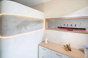 Eine Einpressung von Norderney in der imi-beton Matte