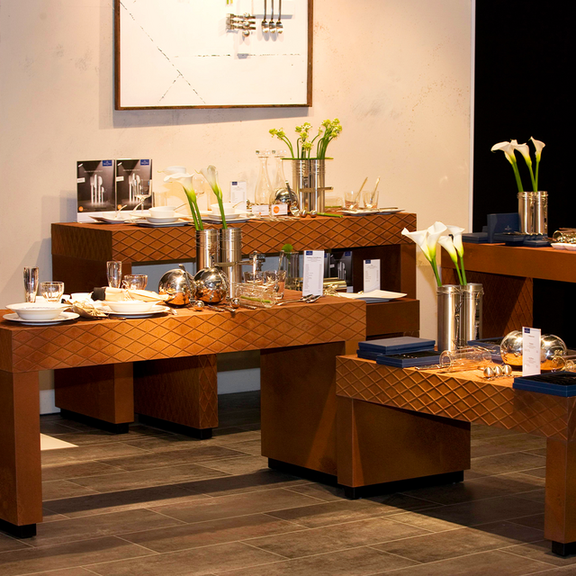 imi-rost Raute und Glatt im Ladenbau