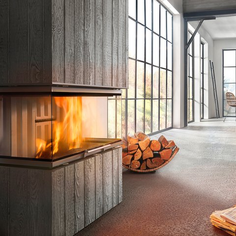 imi-beton brettschalung und imi-asphalt in einem Wohnraum