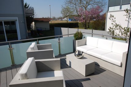 Terassenmöbel aus imi-beton outdoor vintage
