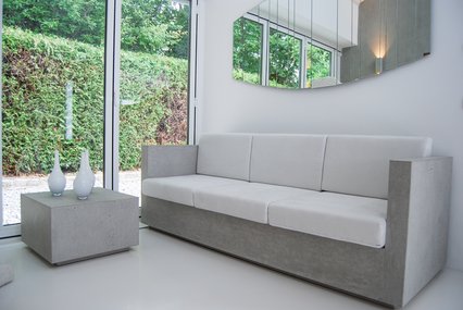 Möbel mit imi-beton vintage standard verkleidet